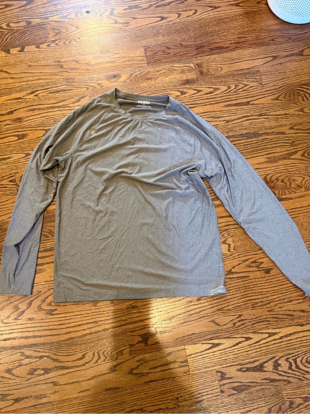 RHONE Men's Long-Sleeve Crew Shirt - Gray
